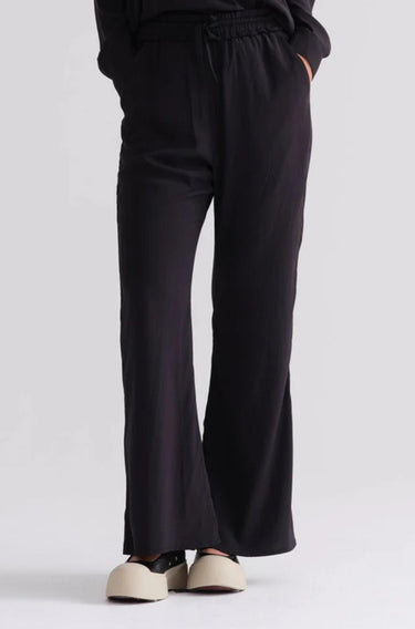 Silk Satin Flaired Pants-Pants-Kristensen Du Nord-Debs Boutique
